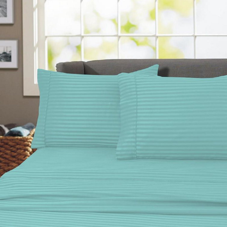 Orren Ellis Oban 600 Thread Count Striped EgyptianQuality Cotton